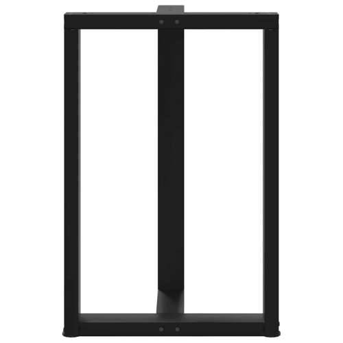 Noge za barski stol T-oblika 2 kom Crne 60x35x(90-91) cm Čelik - Crna 60 x 35 x (90-91) cm 1 Cijena