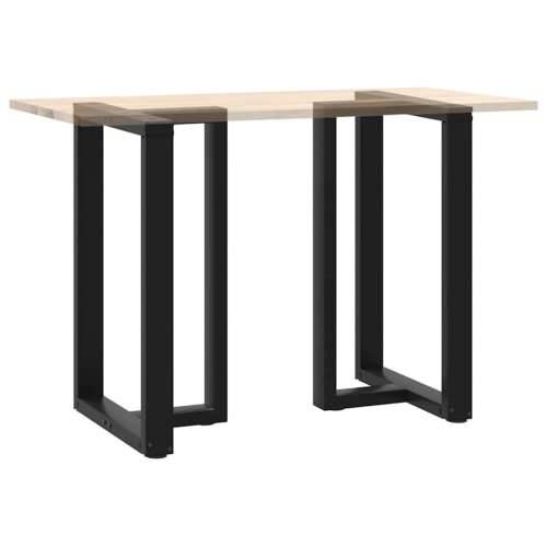 Noge za barski stol T-oblika 2 kom Crne 60x35x(90-91) cm Čelik - Crna 60 x 35 x (90-91) cm 1 Cijena