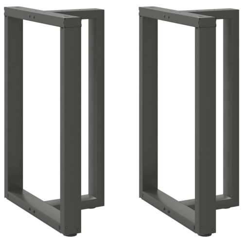 Noge za barski stol T-oblika 2 kom antracit 60x35x(90-91) cm čelik - Antracit 60 x 35 x (90-91) cm 1 Cijena