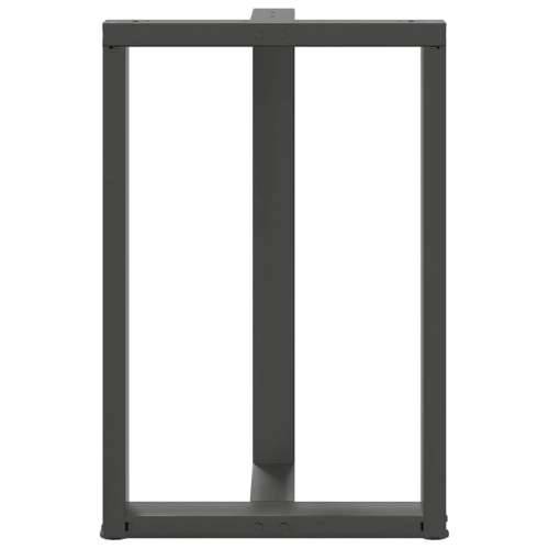 Noge za barski stol T-oblika 2 kom antracit 60x35x(90-91) cm čelik - Antracit 60 x 35 x (90-91) cm 1 Cijena