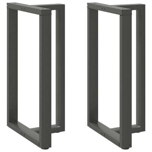 Noge za barski stol T-oblika 2 kom antracit 60x35x(100-101) cm čelik - Antracit 60 x 35 x (100-101) cm 1 Cijena