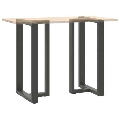 Noge za barski stol T-oblika 2 kom antracit 60x35x(100-101) cm čelik - Antracit 60 x 35 x (100-101) cm 1 Cijena