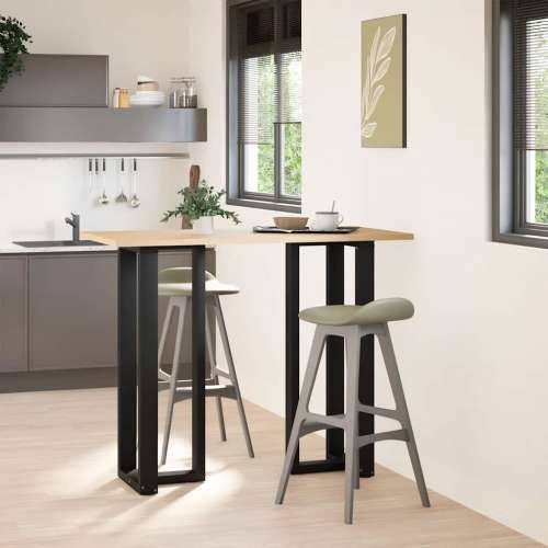 Noge za barski stol T-oblika 2 kom Crne 40x35x(110-111) cm Čelik - Crna 40 x 35 x (110-111) cm 1 Cijena