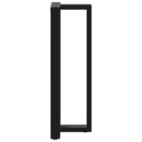 Noge za barski stol T-oblika 2 kom Crne 40x35x(110-111) cm Čelik - Crna 40 x 35 x (110-111) cm 1 Cijena