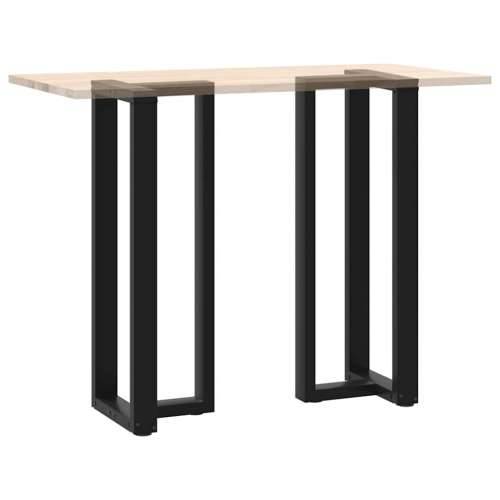 Noge za barski stol T-oblika 2 kom Crne 40x35x(110-111) cm Čelik - Crna 40 x 35 x (110-111) cm 1 Cijena