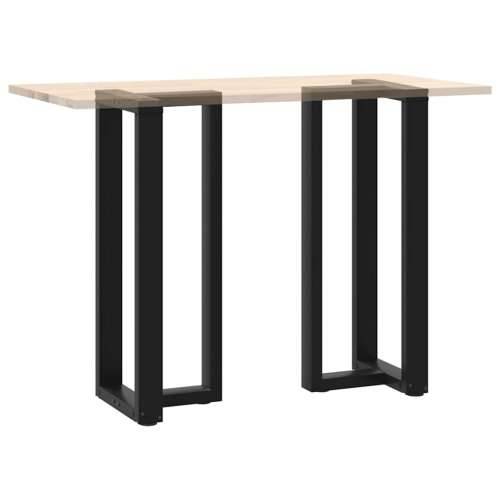 Noge za barski stol T-oblika 2 kom Crne 40x35x(100-101) cm Čelik - Crna 40 x 35 x (100-101) cm 1 Cijena