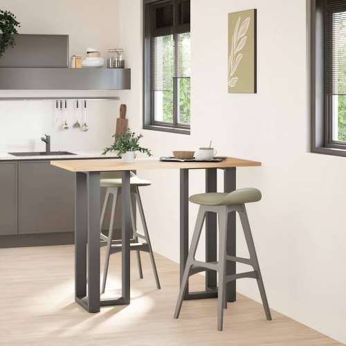 Noge za barski stol T-oblika 2 kom antracit 40x35x(100-101) cm čelik - Antracit 40 x 35 x (100-101) cm 1 Cijena