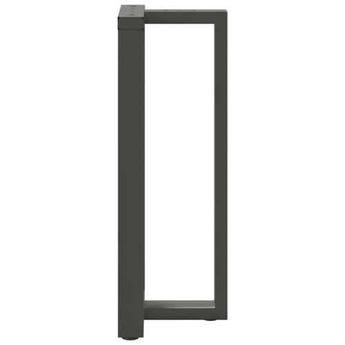 Noge za barski stol T-oblika 2 kom antracit 50x35x(100-101) cm čelik - Antracit 50 x 35 x (100-101) cm 1 Cijena