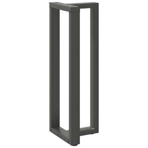 Noge za barski stol T-oblika 2 kom antracit 40x35x(110-111) cm čelik - Antracit 40 x 35 x (110-111) cm 1 Cijena