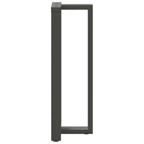 Noge za barski stol T-oblika 2 kom antracit 40x35x(110-111) cm čelik - Antracit 40 x 35 x (110-111) cm 1 Cijena