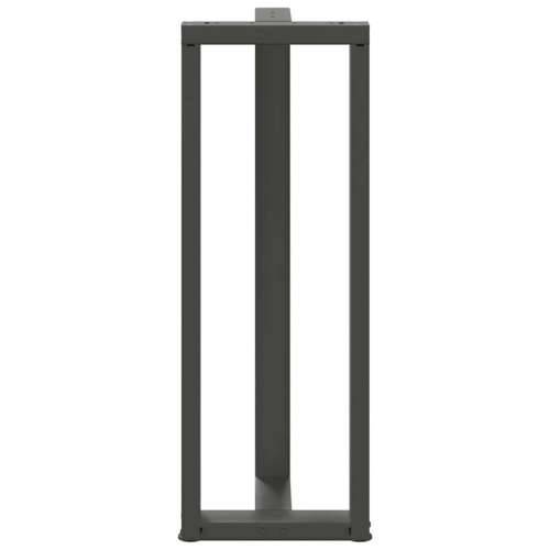 Noge za barski stol T-oblika 2 kom antracit 40x35x(110-111) cm čelik - Antracit 40 x 35 x (110-111) cm 1 Cijena