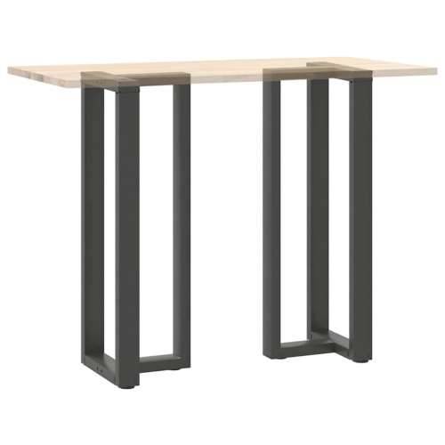Noge za barski stol T-oblika 2 kom antracit 40x35x(110-111) cm čelik - Antracit 40 x 35 x (110-111) cm 1 Cijena