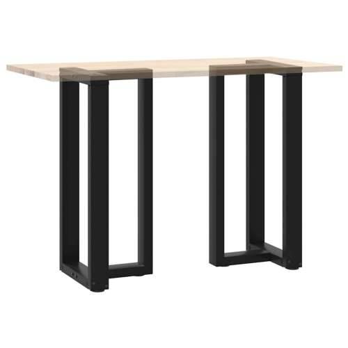 Noge za barski stol T-oblika 2 kom Crne 50x35x(90-91) cm Čelik - Crna 50 x 35 x (90-91) cm 1 Cijena