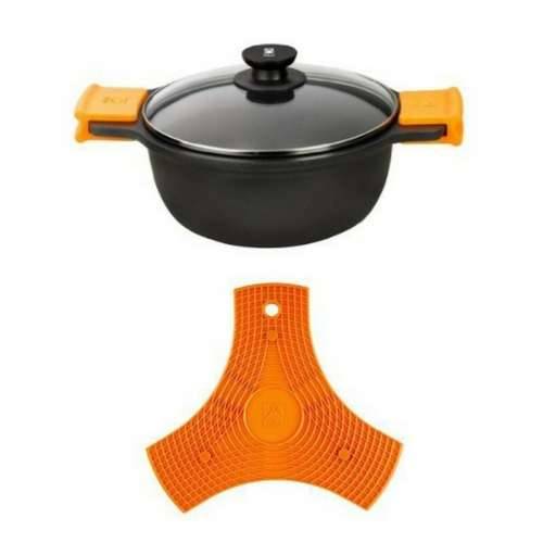 Duboka tava sa staklenim poklopcem BRA A270332 8,3 L Ø 32 cm Crna Metal Aluminij Lijevani aluminij Cijena