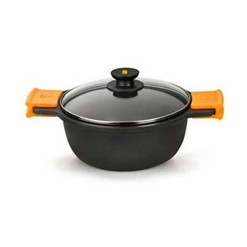 Duboka tava sa staklenim poklopcem BRA A270332 8,3 L Ø 32 cm Crna Metal Aluminij Lijevani aluminij Cijena