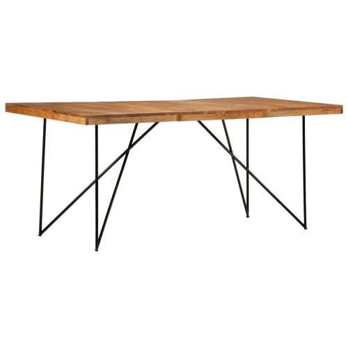 Blagovaonski stol od masivnog drva bagrema 180 x 90 x 76 cm - 1 Masivno bagremovo drvo Cijena