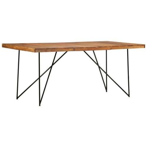 Blagovaonski stol od masivnog drva bagrema 180 x 90 x 76 cm - 1 Masivno bagremovo drvo Cijena