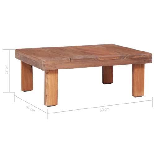 Stolić za kavu 60 x 45 x 23 cm od masivnog drva mahagonija - 60 x 45 x 23 cm 1 Cijena