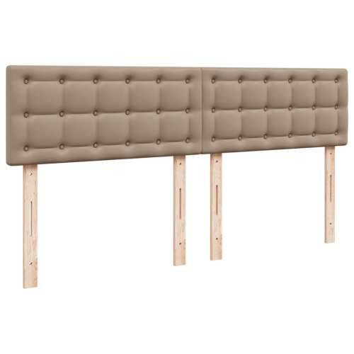 Krevet box spring s madracem cappuccino 200x200cm umjetna koža - Boja cappuccina 200 x 200 cm gumbi Cijena