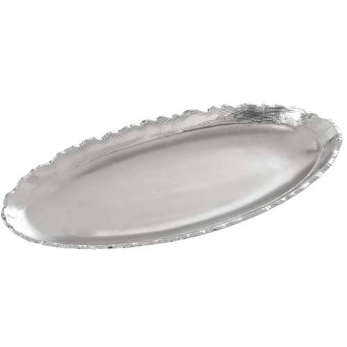 Stolni ukras Alexandra House Living Srebrna Keramika 5 x 41 x 18 cm Cijena