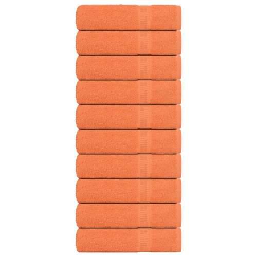 Ručnici za kupanje 10kom narančasti 100x150cm 360gsm 100% pamuk - orange 100 x 150 cm 10 Cijena