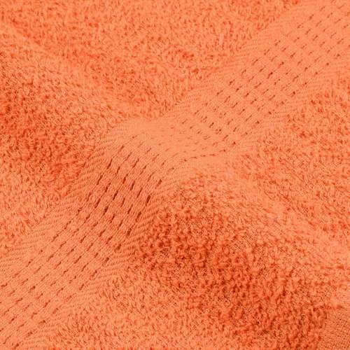 Ručnici za kupanje 10kom narančasti 100x150cm 360gsm 100% pamuk - orange 100 x 150 cm 10 Cijena