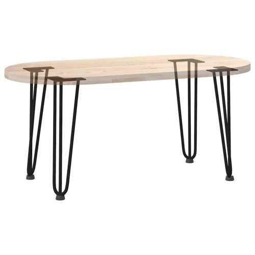 Noge s ukosnicama za stolić za kavu 4 kom. Crne 42 cm Puni čelik - Crna 42 cm 1 3 rods Cijena