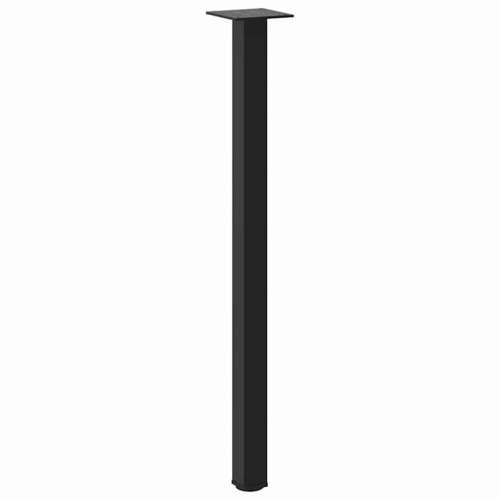 Noge za konzolni stol 4 kom Crne 72-74 cm Čelične - Crna 72-74 cm (40 mm) 1 Cijena
