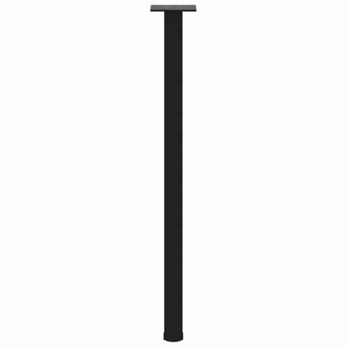 Noge za konzolni stol 4 kom Crne 72-74 cm Čelične - Crna 72-74 cm (40 mm) 1 Cijena