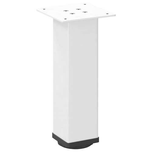 Noge za klub stolić 4 kom Bijele 30-32 cm Čelik - Bijela 30-32 cm (80 mm) 1 Cijena