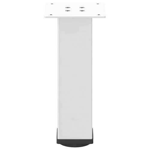 Noge za klub stolić 4 kom Bijele 30-32 cm Čelik - Bijela 30-32 cm (80 mm) 1 Cijena