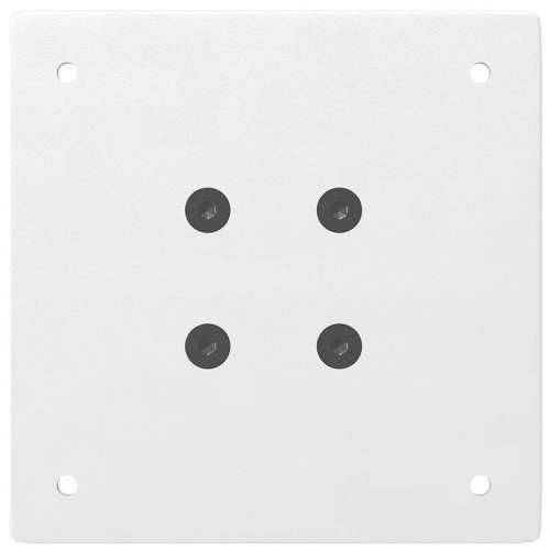 Noge za klub stolić 4 kom Bijele 30-32 cm Čelik - Bijela 30-32 cm (80 mm) 1 Cijena