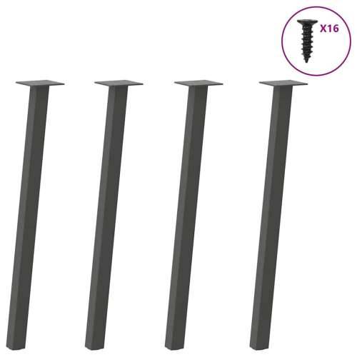 Noge stolića za kavu 4 kom antracit 72 cm čelik - Antracit 72 cm (40 mm) 1 Cijena