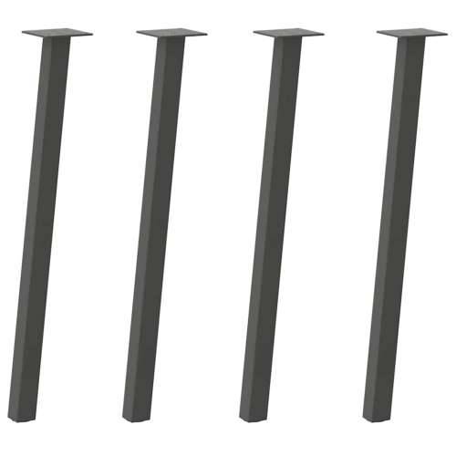 Noge stolića za kavu 4 kom antracit 72 cm čelik - Antracit 72 cm (40 mm) 1 Cijena