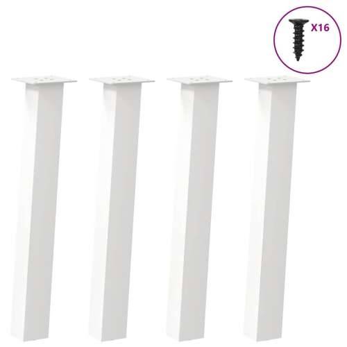 Noge za konzolni stol 4 kom Bijele 72 cm Čelik - Bijela 72 cm (80 mm) 1 Cijena