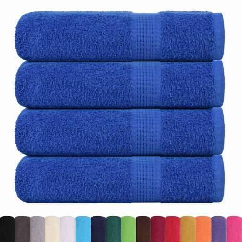 Ručnici za kupanje 4 kom plavi 100x150 cm 360 gsm 100% pamuk - Plava 100 x 150 cm 4 Cijena