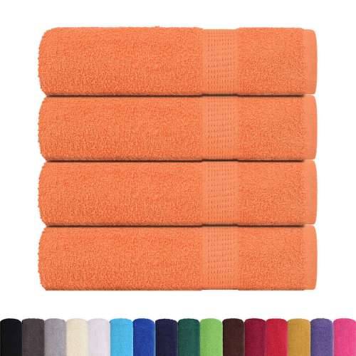 Ručnici za kupanje 4 kom narančasti 100x150cm 360gsm 100% pamuk - Narančasta 100 x 150 cm 4 Cijena