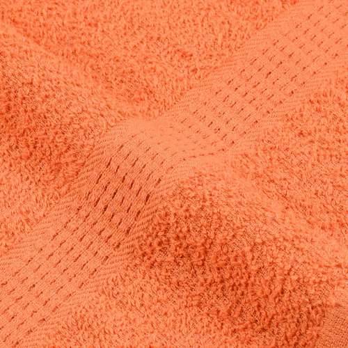 Ručnici 2 kom narančasti 100 x 200 cm 360 gsm od 100 % pamuka - Narančasta 100 x 200 cm 2 Cijena