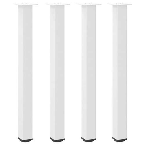 Noge za barski stol 4 kom Bijele 90-92 cm Čelične - Bijela 90-92 cm (80 mm) 1 Cijena