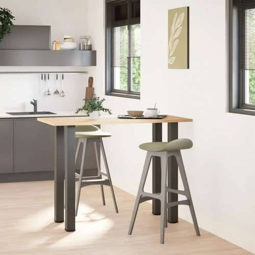Noge za barski stol 4 kom. antracit 100-102 cm čelik - Antracit 100-102 cm (80 mm) 1 Cijena