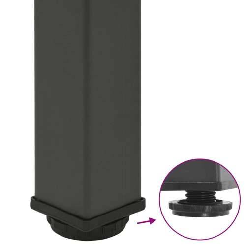 Noge za barski stol 4 kom. antracit 100-102 cm čelik - Antracit 100-102 cm (80 mm) 1 Cijena