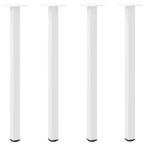 Noge za konzolni stol 4 kom Bijele 72-74 cm Čelik - Bijela 72-74 cm (40 mm) 1 Cijena