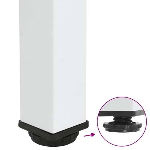 Noge za konzolni stol 4 kom Bijele 72-74 cm Čelik - Bijela 72-74 cm (40 mm) 1 Cijena