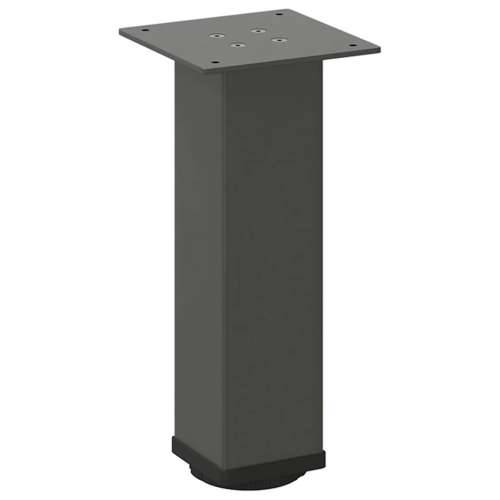 Noge za klub stolić 4 kom. antracit 30-32 cm čelik - Antracit 30-32 cm (80 mm) 1 Cijena