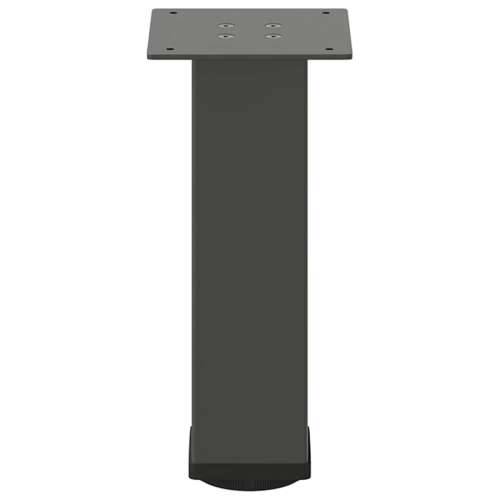 Noge za klub stolić 4 kom. antracit 30-32 cm čelik - Antracit 30-32 cm (80 mm) 1 Cijena