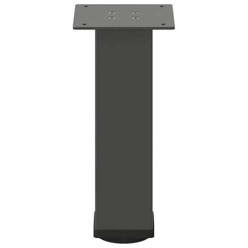 Noge za klub stolić 4 kom. antracit 30-32 cm čelik - Antracit 30-32 cm (80 mm) 1 Cijena
