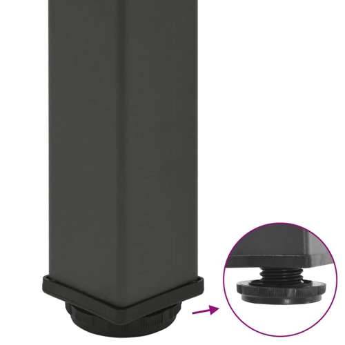 Noge za klub stolić 4 kom. antracit 30-32 cm čelik - Antracit 30-32 cm (80 mm) 1 Cijena