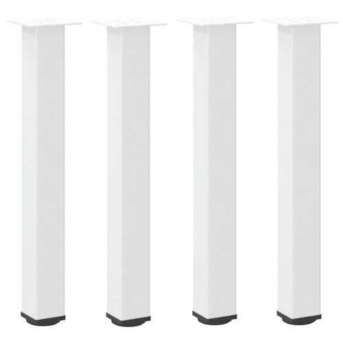Noge za konzolni stol 4 kom Bijele 72-74 cm Čelik - Bijela 72-74 cm (80 mm) 1 Cijena