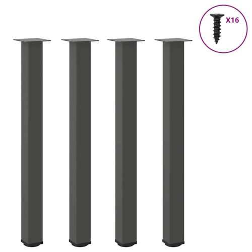 Noge za barski stol 4 kom. antracit 90-92 cm čelik - Antracit 90-92 cm (80 mm) 1 Cijena