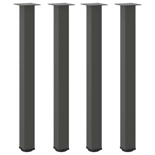 Noge za barski stol 4 kom. antracit 90-92 cm čelik - Antracit 90-92 cm (80 mm) 1 Cijena